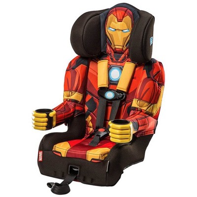KidsEmbrace Marvel Avengers Iron Man Safety Vehicle Combination 5 Point Harness High Back Booster Car Seat for Ages 12 Months to 10 Years Old