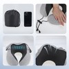 Unique Bargains Travel Neck Pillow with Extra Large Hood 1 Set - 3 of 4