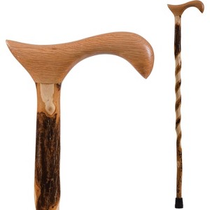 Brazos Wooden Walking Canes for Men and Women, Stable Walking Sticks for Seniors, Made in The USA - 1 of 4