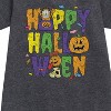 - Garfield - Happy Halloween Icons Graphic Short Sleeve Fleece Dress - 2 of 3