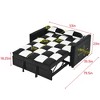 NicBex Modern Pull Out Sofa Bed Velvet Convertible Sleeper Sofa with Adjustable Back for Living Room - 2 of 4