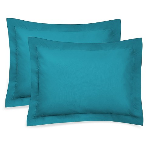 Teal pillow shams sale