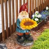 Design Toscano Sunflower Sammy Garden Gnome Statue - Multicolored - 2 of 4