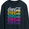 Men's - Coca-Cola - 90's Retro Logo Stacked Long Sleeve Graphic T-Shirt - 2 of 4