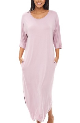 Adr Women's Long Caftan Nightgown, Loungewear Oversized