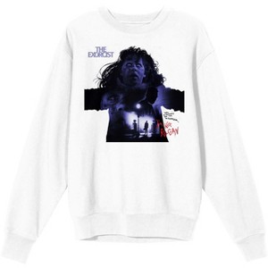 The Exorcist I Am Ragen Women's White Crewneck Long Sleeve Sweatshirt - 1 of 1