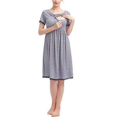 Pokkori Maternity Nursing Nightgrown - image 2