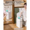 3 Gallon Motion Sensor Bathroom Trash Can Automatic Touchless with Lid, Smart Slim Small Garbage Can (6" W x 11" L x 13" H) - 2 of 4