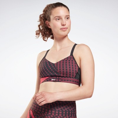 reebok strappy sports bra