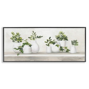 Stupell Industries Traditional Potted Cottage Plants, 24" x 10" - 1 of 4