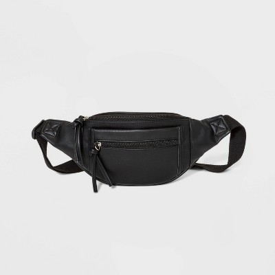 cute black fanny pack