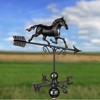 1974K Copper Galloping Horse Weathervane - Black - Good Directions: Outdoor Rooftop Decor, Easy-to-Install - 2 of 4