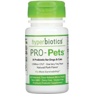 Hyperbiotics Pro-Pets - Pork 3 Billion Cfu 60 Caps
