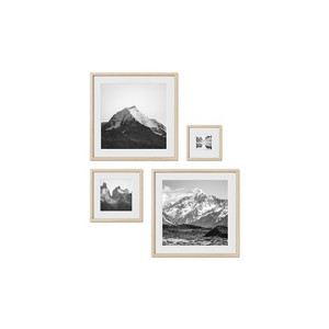 Haus and Hues Melrose Gallery Wall Frame Set with Real Glass and Mat - 1 of 4