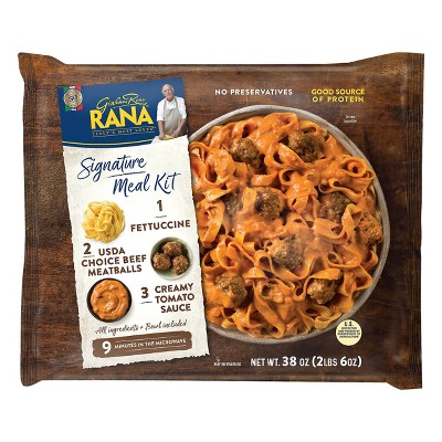 Rana Signature Meal Kit Meatball Fettuccine with Tomato Sauce - 38oz