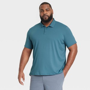 Men's Textured Polo Shirt - All In Motion™ - 1 of 3