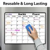Garnen Fridge Calendar Magnet Weekly & Monthly Planner Set, Magnetic Calendar for Refrigerator, Dry Erase Calendar for Fridge with Weekly Meal Planner - 3 of 4
