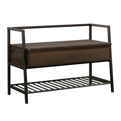 North Avenue Storage Bench Smoked Oak - Sauder