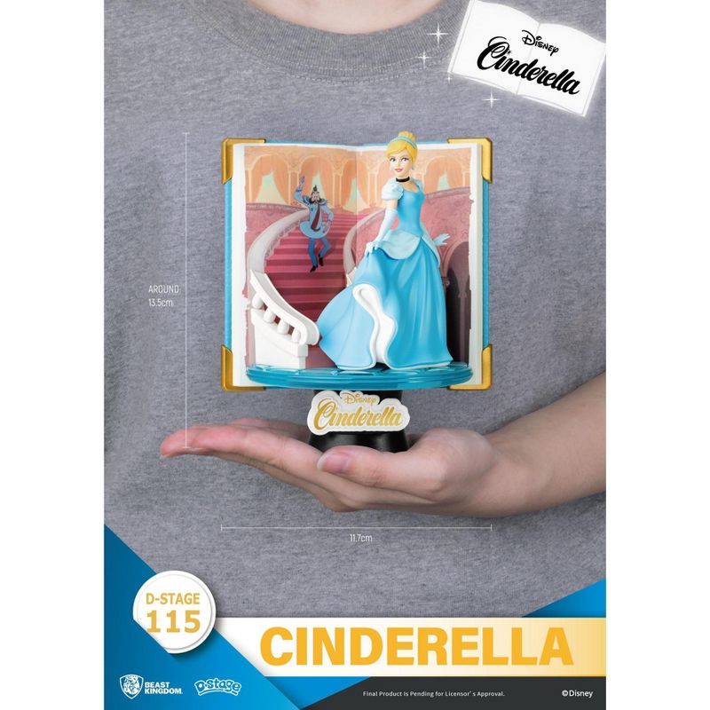 DISNEY Diorama Stage-115-Story Book Series-Cinderella (D-Stage), 5 of 6