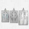 Hynes Eagle 3-Piece Travel Shoe Organizer Set--Gray - 2 of 4