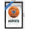 Trends International NBA Charlotte Hornets - Drip Basketball 21 Framed Wall Poster Prints - 3 of 4