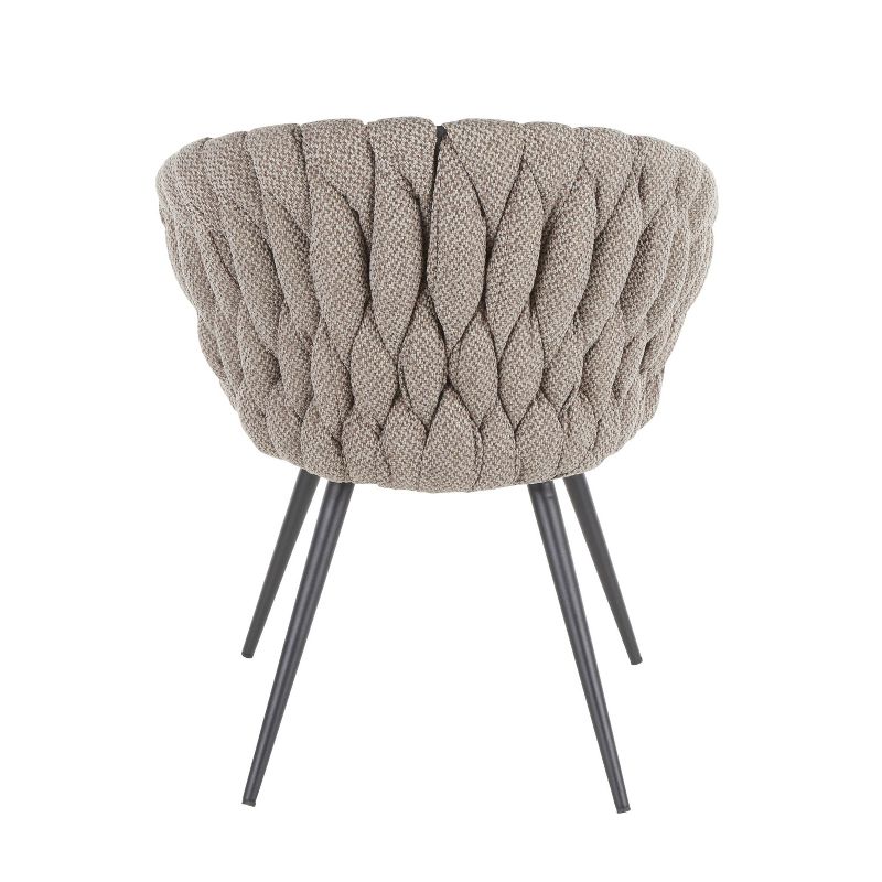 Braided Matisse Contemporary Chair - LumiSource, 5 of 13