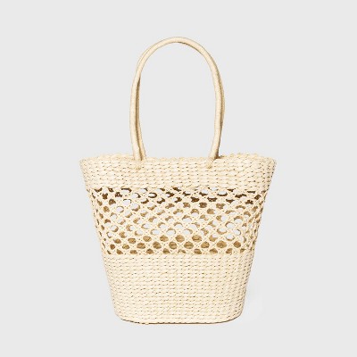 woven tote handbag shade and shore