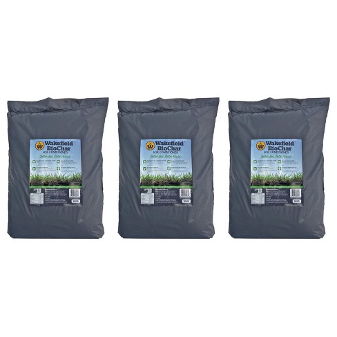 Wakefield Wfbcsc Bag 40 1 Cu Ft Bag Premium Biochar Organic Garden Soil Conditioner 3 Pack Target