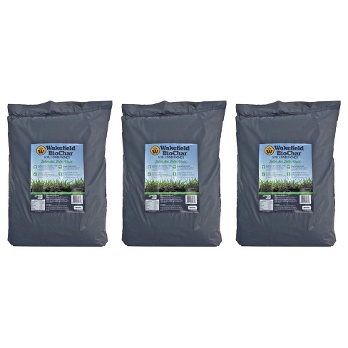 Wakefield  WFBCSC-BAG-40 1 Cu Ft Bag Premium Biochar Organic Garden Soil Conditioner (3 Pack) - image 1 of 4