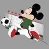 Boy's Disney Mickey Mouse Soccer Mexico Pull Over Hoodie - 2 of 4