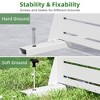 Dovelina Outdoor Freestanding Metal Privacy Screen Decorative Garden Fence - 3 of 4