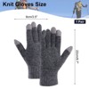 Unique Bargains Touchscreen Winter Anti-Slip Common Size Warm Hiking Gloves 8.7" x 3.5" 1 Pair - 2 of 4