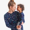 Primary Kids Organic Long Sleeve Pj Top In Holiday Prints - 2 of 3
