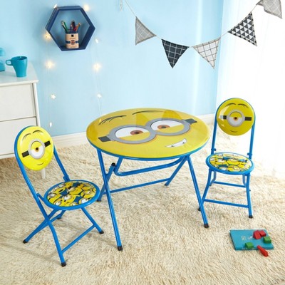 3pc Minions Table and Chair Set