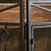NicBex Classic Wrought Iron Fireplace Screen with Arched Top and Scrollwork Freestanding Fire Guard Safety Gate for Living Room - 4 of 4