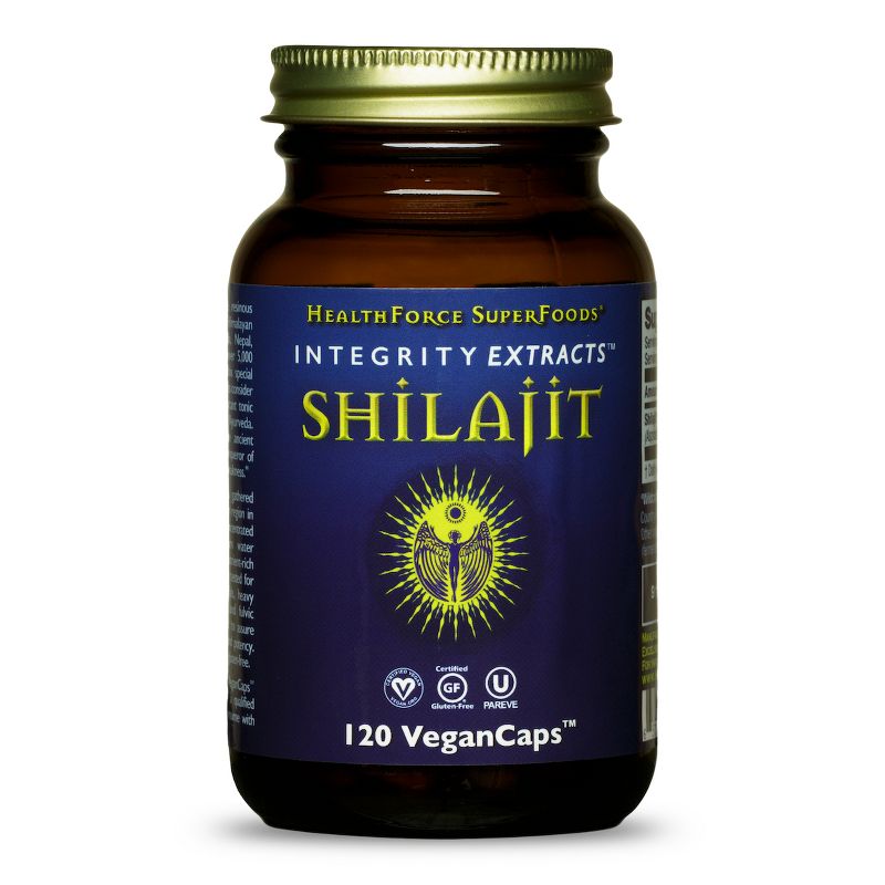 Healthforce Superfoods - Shilajit - 120 VeganCaps, 1 of 3