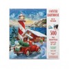 Sunsout A Winter Lighthouse 500 pc Christmas Jigsaw Puzzle 28507 - 3 of 4