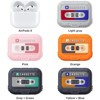 HTUTWOO Airpods 4 Case Cover Vintage Cassette Tape with Lanyard for Men & Women, Wireless Charge Support with Magsafe - 3 of 4