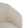 CAVINAS Mid-Century Modern Accent Chair,Plush Fabric Upholstered Sitting Chair with Round Back for Living Room,Bedroom,Office - 4 of 4