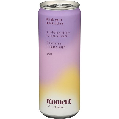 Moment Botanical Water Blueberry Ginger - Case Of 4 - Pack Of 12 - 11.5 ...