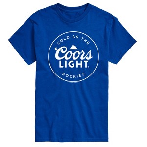 Men's - Coors Light - Cold As The Rockies Circle Logo Short Sleeve Graphic T-Shirt - 1 of 4