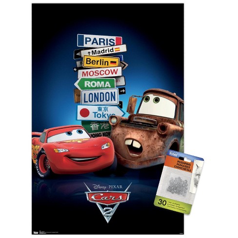 Trends International Cars 3 Sticker Sheets - 4 Pack Licensed Character Stickers