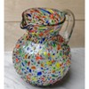 Dos Sueños Mexican Hand Blown Glassware Combo Set - Confetti Rock Design Pitcher and Margarita Glasses - 3 of 4