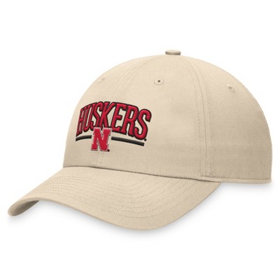 NCAA Nebraska Cornhuskers Unstructured Washed Cotton Twill Hat - Natural