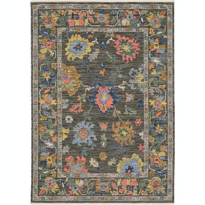 Oriental Weavers Lucca 2889E Grey / Multi Indoor Area Rug - 3'3" x 5'