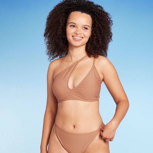 Women's Cut Out One Shoulder Bikini Top - Wild Fable™ : Target