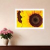 HomeRoots Sunflower Portrait White Framed Print Wall Art - 2 of 4