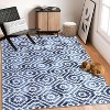 Acekool Washable Area Rug, Modern Geometric Non-Slip Soft Low Pile Stain Resistant Carpet for Living Room Bedroom, Easy Care - 4 of 4