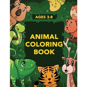Animal Coloring Book for Kids - by  Activity Nest (Paperback) - 1 of 1