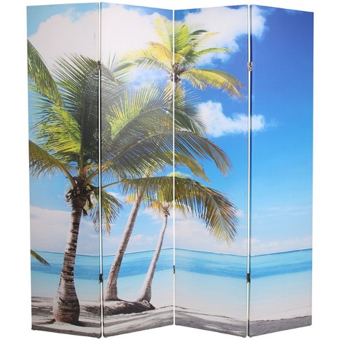 Legacy Decor Canvas Room Divider Double - Sided Digital Print ...